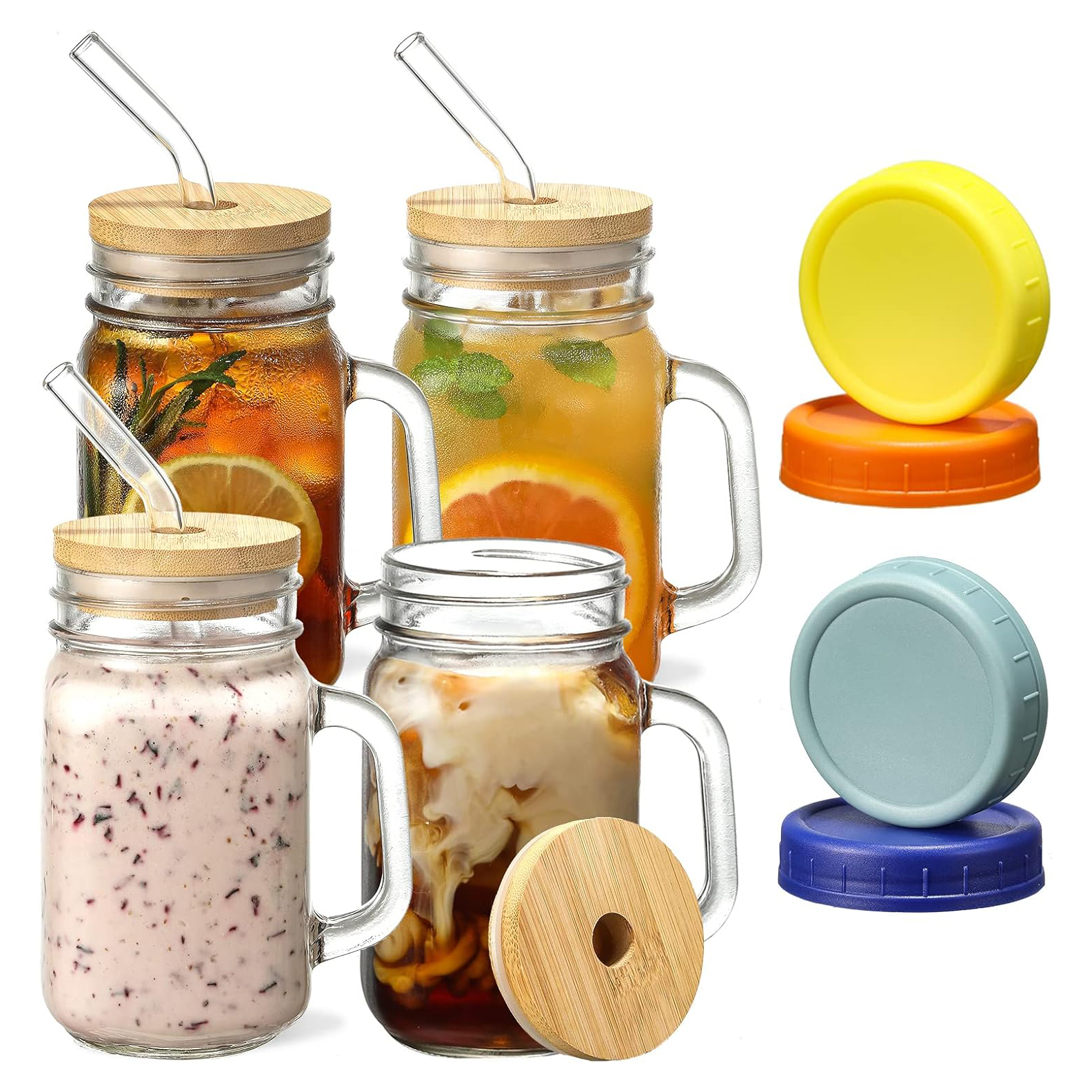 Mason Jars with Handle 